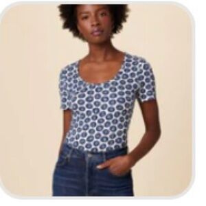Amour Vert Cara Reverie Knit Top - Calico Navy